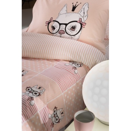 Σετ Σεντόνια Μονά Saint-Clair Rosie Pink 160x260