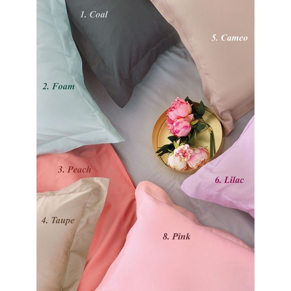 Σεντόνι Υπέρδιπλo Palamaiki Luxe sateen Pink 245x270