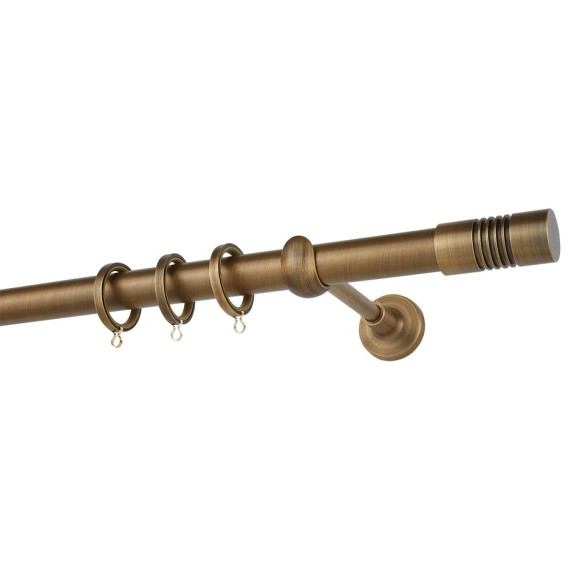 Κουρτινόβεργα Zogometal Easy Line E0435 Μπρονζέ