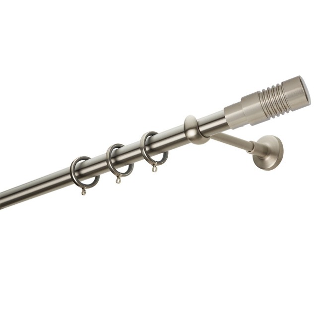 Κουρτινόβεργα Zogometal Easy Line E0436 Νίκελ Ματ