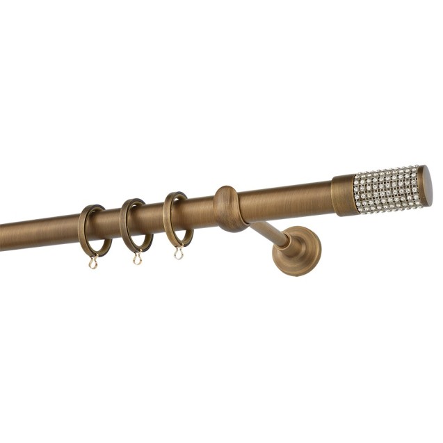 Κουρτινόβεργα Zogometal Easy Line E4133 Μπρονζέ...