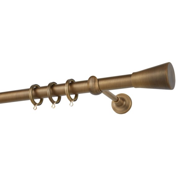 Κουρτινόβεργα Zogometal Easy Line E4141 Μπρονζέ