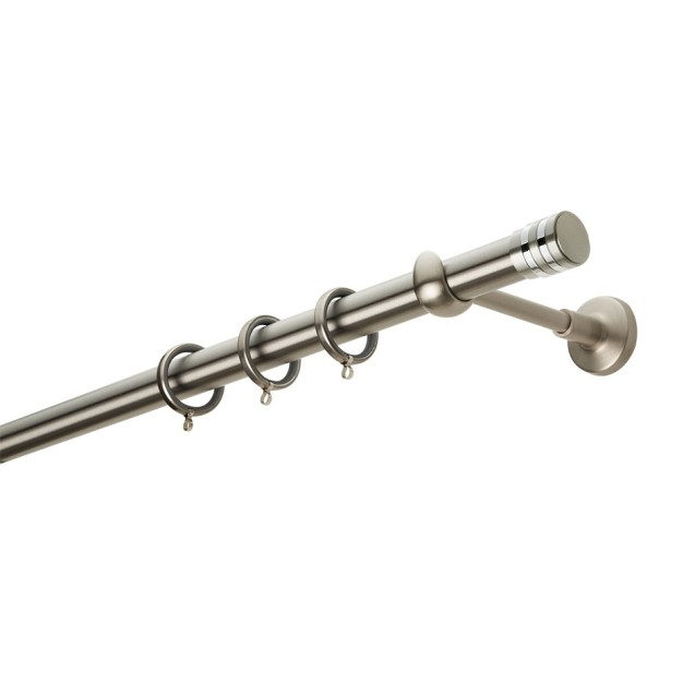 Κουρτινόβεργα Zogometal Easy Line E4143 Νίκελ Ματ