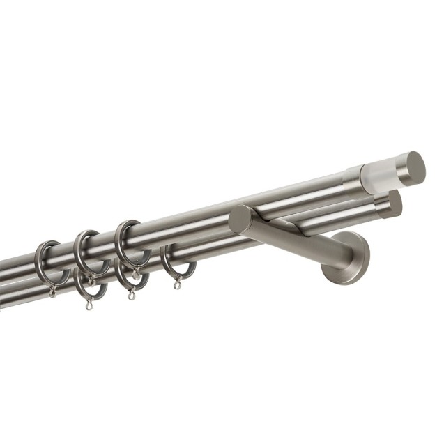 Κουρτινόβεργα Zogometal Easy Line E4145 Νίκελ Ματ