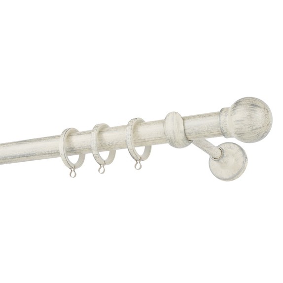 Κουρτινόβεργα Zogometal Rustique Collection R0058 Κρεμ...