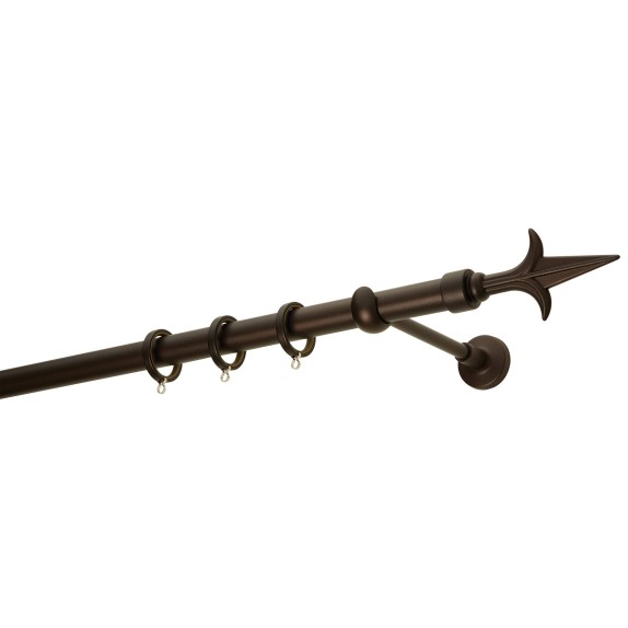 Κουρτινόβεργα Zogometal Rustique Collection R0449 Αντικέ...