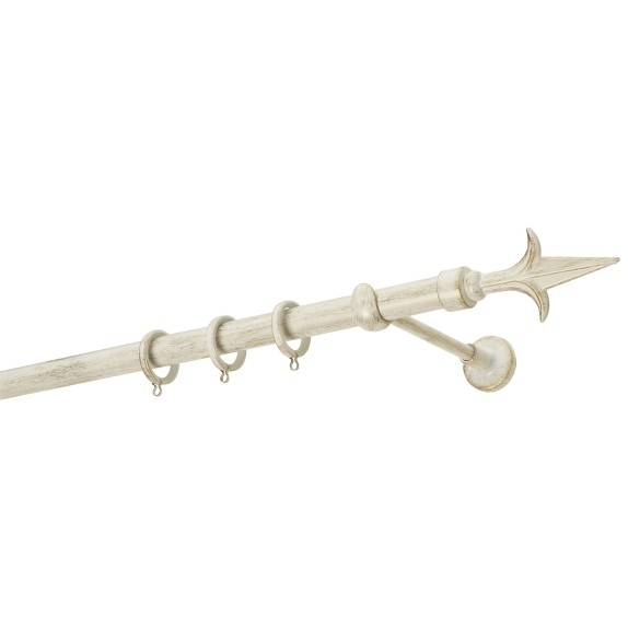  Κουρτινόβεργα Zogometal Rustique Collection R0449 Κρεμ...