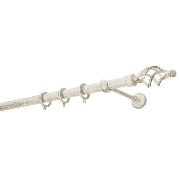 Κουρτινόβεργα Zogometal Rustique Collection R0454 Κρεμ...