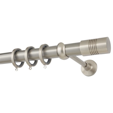 Κουρτινόβεργα Zogometal Easy Line E0435 Νίκελ Ματ