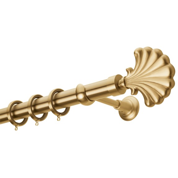 Κουρτινόβεργα Zogometal Classique Collection CL0064 Όρο Ματ