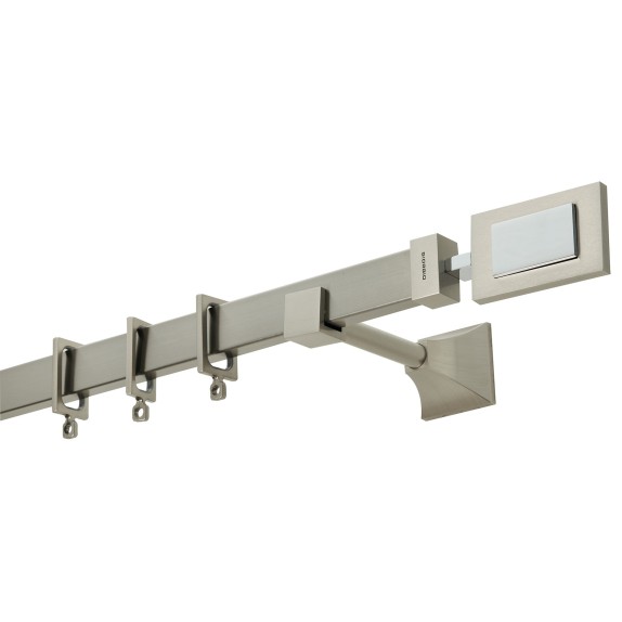  Κουρτινόβεργα Zogometal Flat Collection FC4517 Νίκελ...