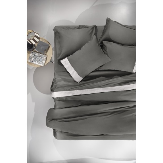 Σετ Σεντόνια King Size Guy Laroche Silky Anthracite -...