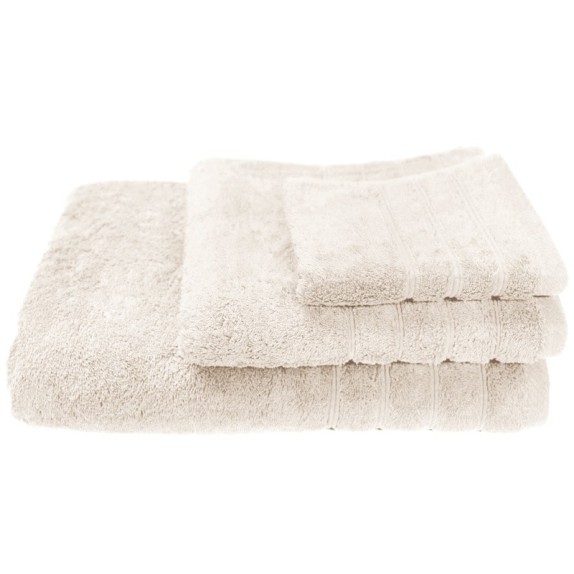 Σετ Πετσέτες 3 Τεμαχίων Anesis Cotton Pennie Light Beige