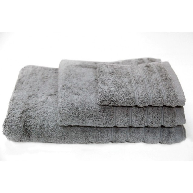 Πετσέτα Προσώπου Anesis Cotton Pennie Γκρι 50x100