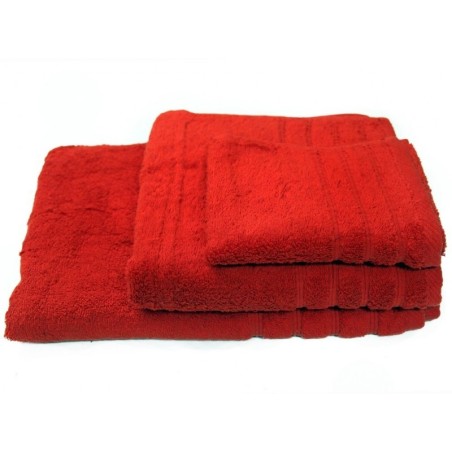 Πετσέτα Προσώπου Anesis Cotton Pennie Κόκκινο 50x100