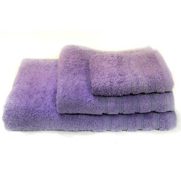 Πετσέτα Σώματος Anesis Cotton Pennie Λιλά 80x150