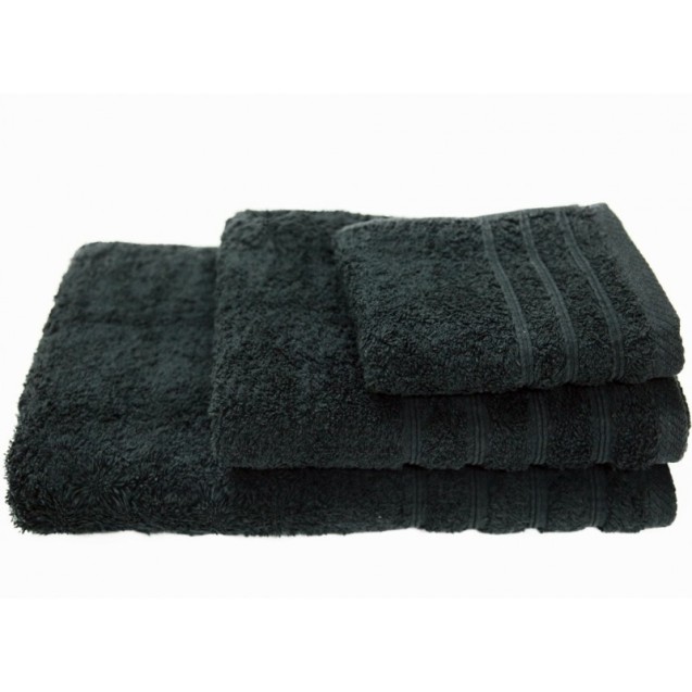 Πετσέτα Χεριών Anesis Cotton Pennie Μαύρο 30x50