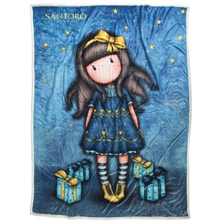 Κουβέρτα Fleece Με Γούνα Sherpa Das Home 5020 Santoro Gorjuss - Just Because 160x220