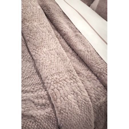 Κουβέρτα Γούνινη Υπέρδιπλη Guy Laroche Crusty Old Pink 220x240