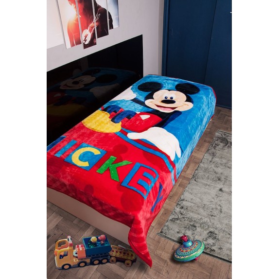 Κουβέρτα Βελουτέ Disney Dimcol Digital Print Mickey 561...