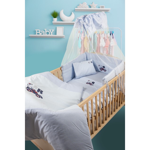 Πάπλωμα Κούνιας Dimcol Car 29 Σιέλ 100x140