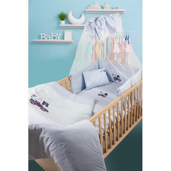 Σετ Προίκας Μωρού 3 Τεμαχίων Dimcol Car 29 Σιέλ