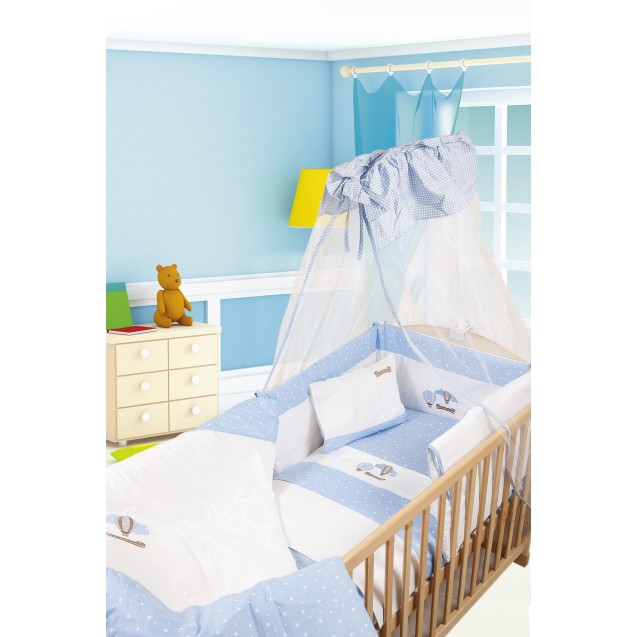 Σετ Προίκας Μωρού 3 Τεμαχίων Dimcol Αερόστατο...