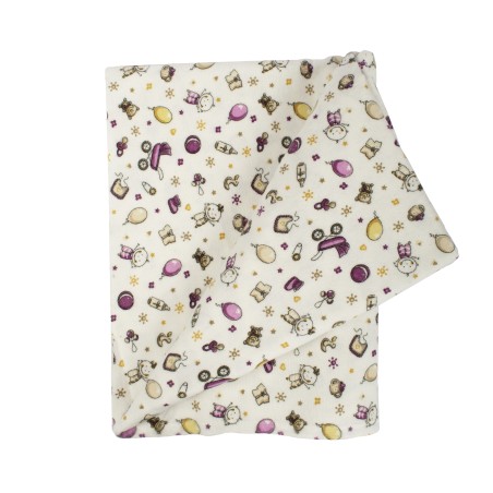 Σετ Σεντόνια Κούνιας Φανελένια Dimcol Baby 01 120x160