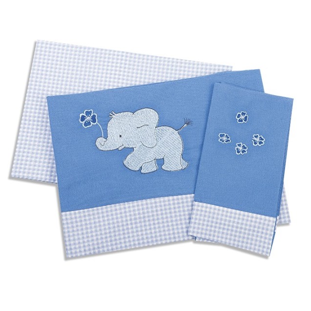 Σετ Σεντόνια Κούνιας Dimcol Ελεφαντάκι 123...