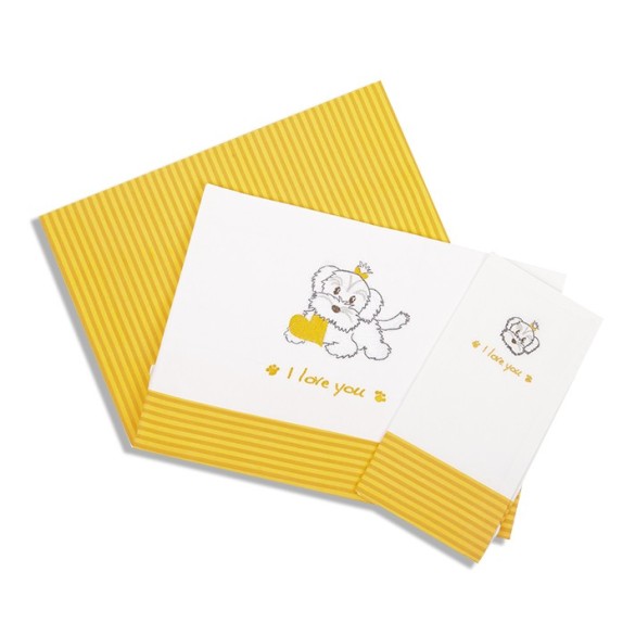 Σετ Σεντόνια Κούνιας Dimcol Σκυλάκι 121...