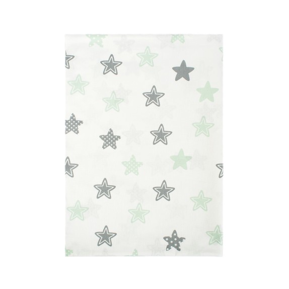 Σεντόνι Λίκνου Dimcol Star 101 Green 80x110