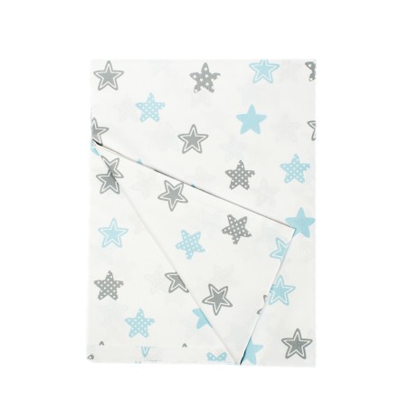 Σεντόνι Λίκνου Dimcol Star 104 Sky Blue 80x110
