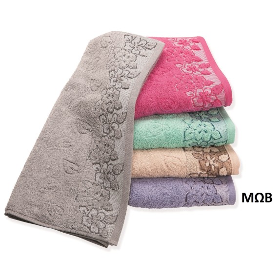 Πετσέτα Σώματος Dimcol Ερατώ Μωβ 70x140