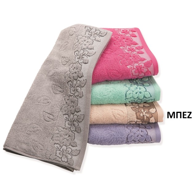 Πετσέτα Σώματος Dimcol Ερατώ Μπεζ 70x140