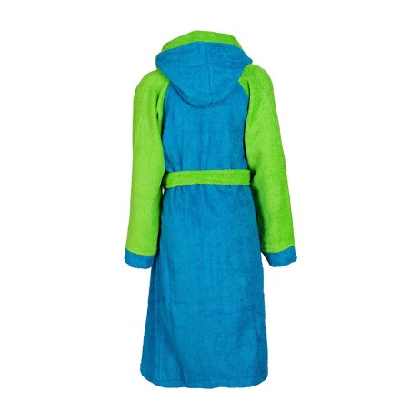 Παιδικό Μπουρνούζι Με Κουκούλα Dimcol Happy Smile Μπλε