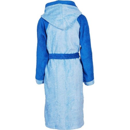 Παιδικό Μπουρνούζι Με Κουκούλα Dimcol Happy Smile Σιελ