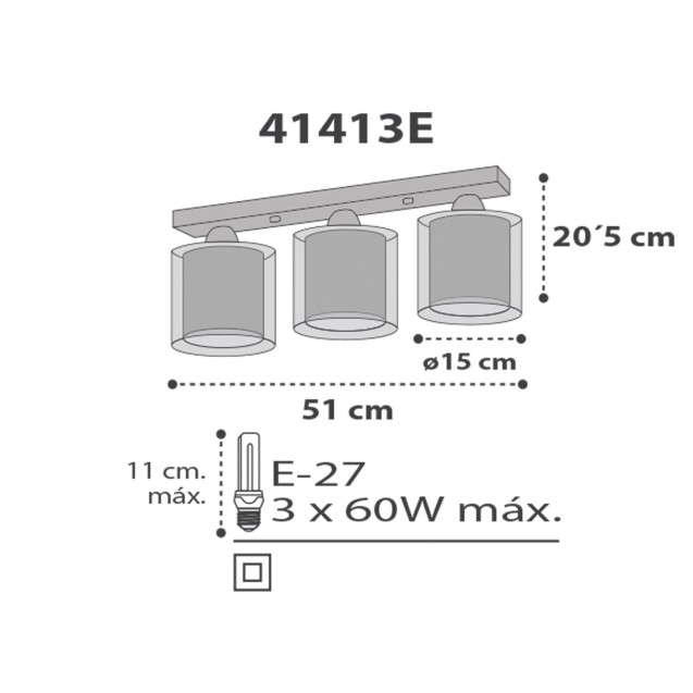 Παιδικό Φωτιστικό Οροφής Τρίφωτο Ango Clouds...