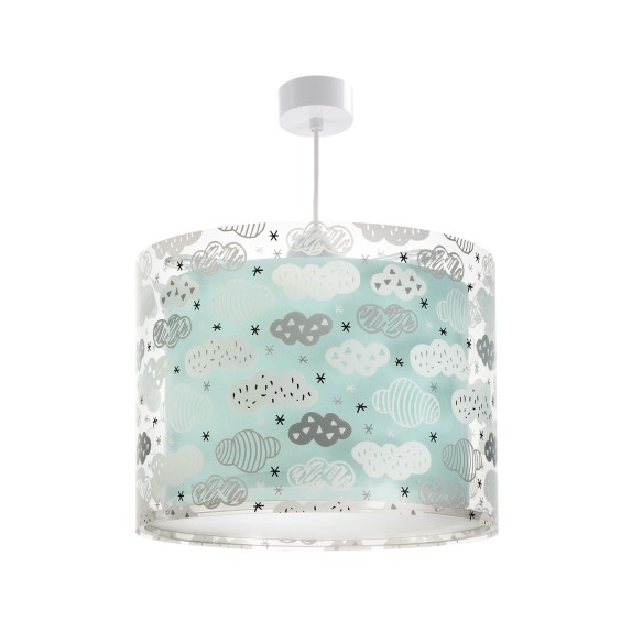 Παιδικό Φωτιστικό Οροφής Μονόφωτο Ango Clouds Green 41412 H