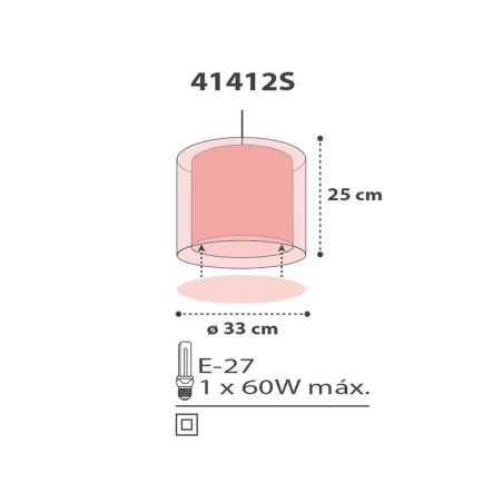 Παιδικό Φωτιστικό Οροφής Μονόφωτο Ango Clouds Pink 41412 S