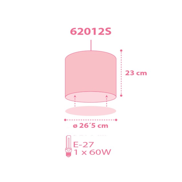 Παιδικό Φωτιστικό Οροφής Μονόφωτο Ango Sweet...