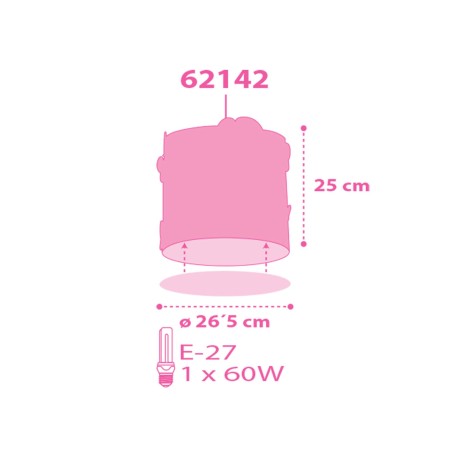 Παιδικό Φωτιστικό Οροφής Μονόφωτο Ango Butterfly 62142