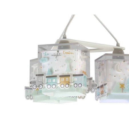 Παιδικό Φωτιστικό Οροφής Τρίφωτο Ango The Night Train 63534