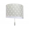 Παιδική Απλίκα Τοίχου Ango Stars Gray 81218 E