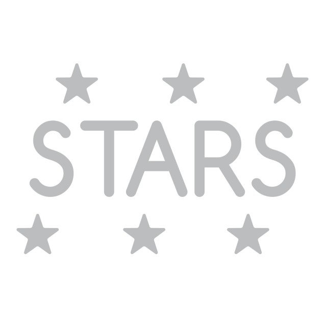 Παιδική Απλίκα Τοίχου Ango Stars Gray 81218 E