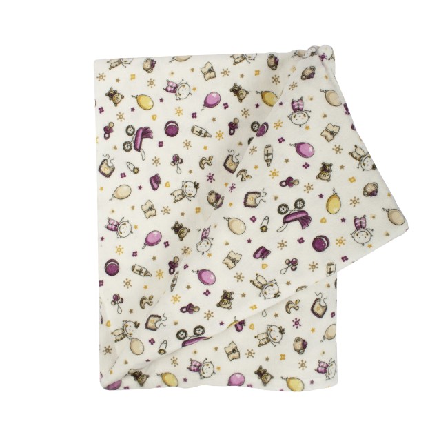 Μαξιλαροθήκη Φανελένια Dimcol Baby 01 50x70