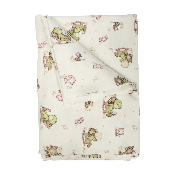 Παπλωματοθήκη Φανελένια Μονή Dimcol Baby 03 160x240