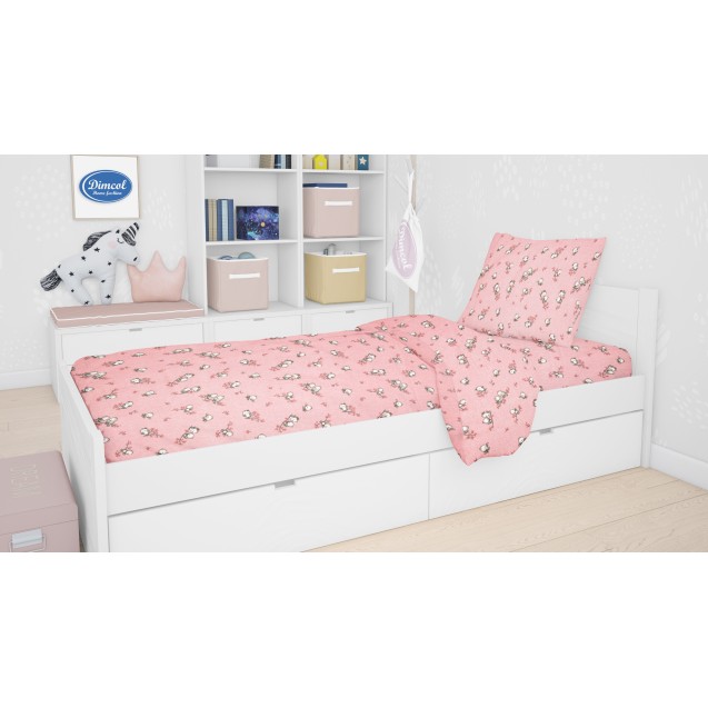 Παπλωματοθήκη Φανελένια Μονή Dimcol Birds 15...