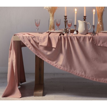 Λινό Τραπεζομάντηλο Nef-Nef Cotton-Linen English Rose 150x300