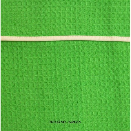 Κουβέρτα Πικέ Υπέρδιπλη Dimcol Πράσινο 230x260