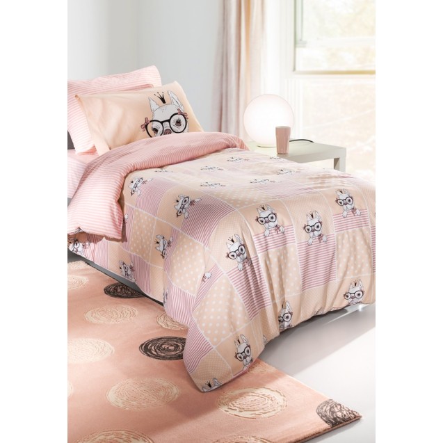 Σετ Σεντόνια Μονά Saint-Clair Rosie Pink 160x260